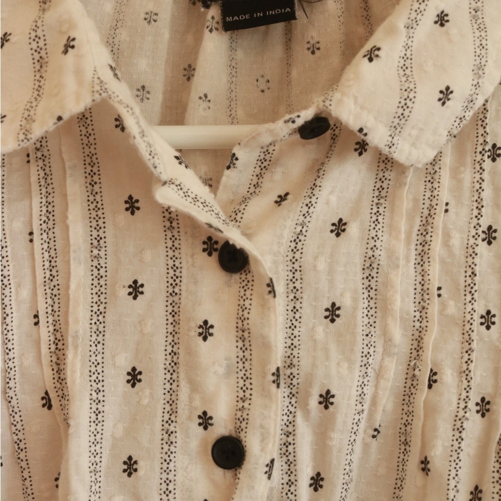 Hatch Button Up Patterned Shirt - image 2